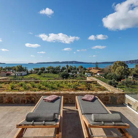 View With Private Pool, Sauna & Seaview Gialova