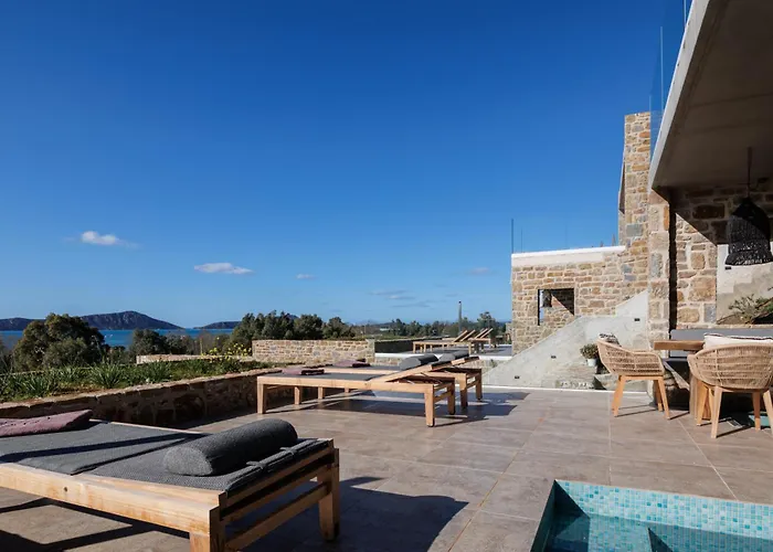 View With Private Pool, Sauna & Seaview Gialova